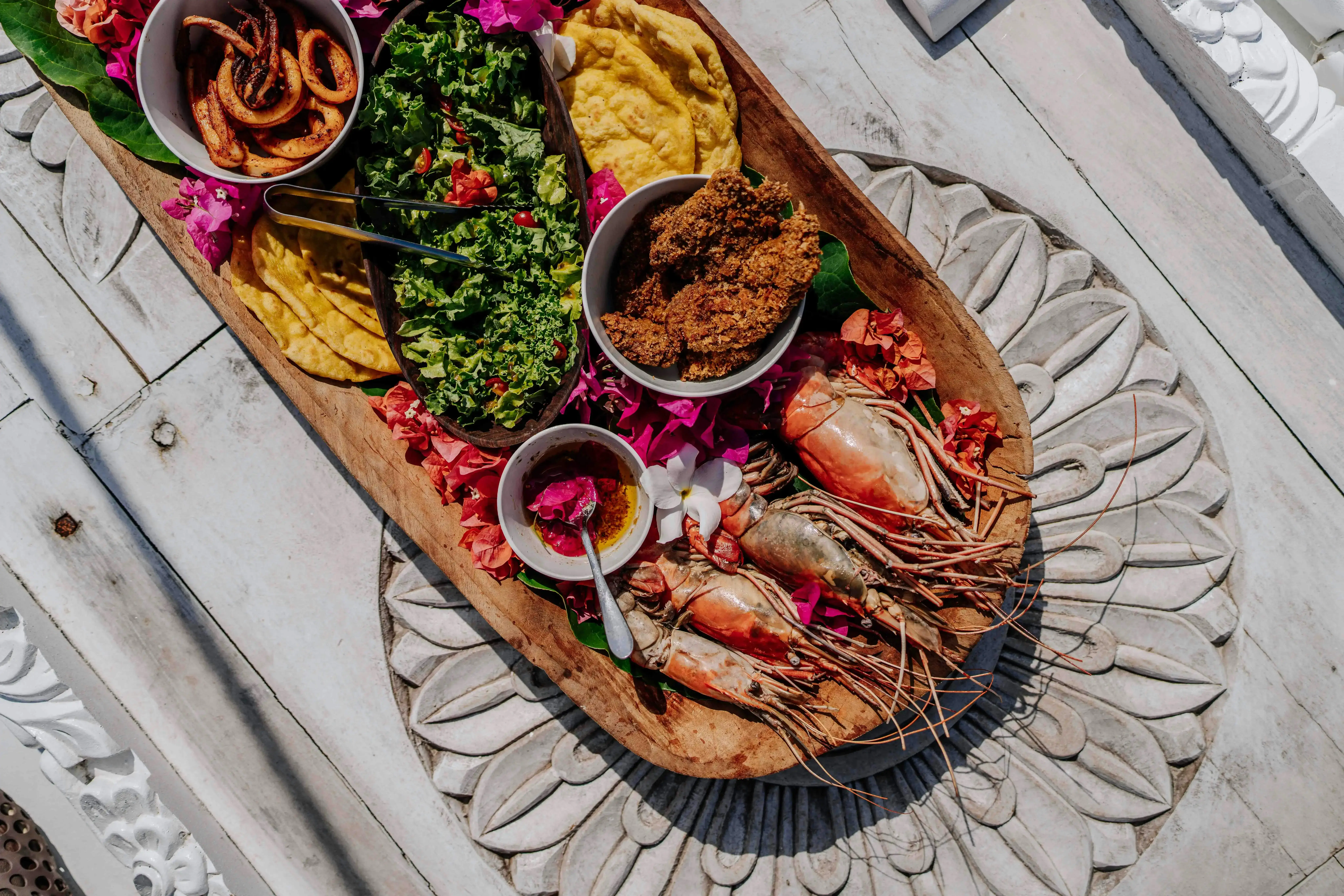 Seafood platter