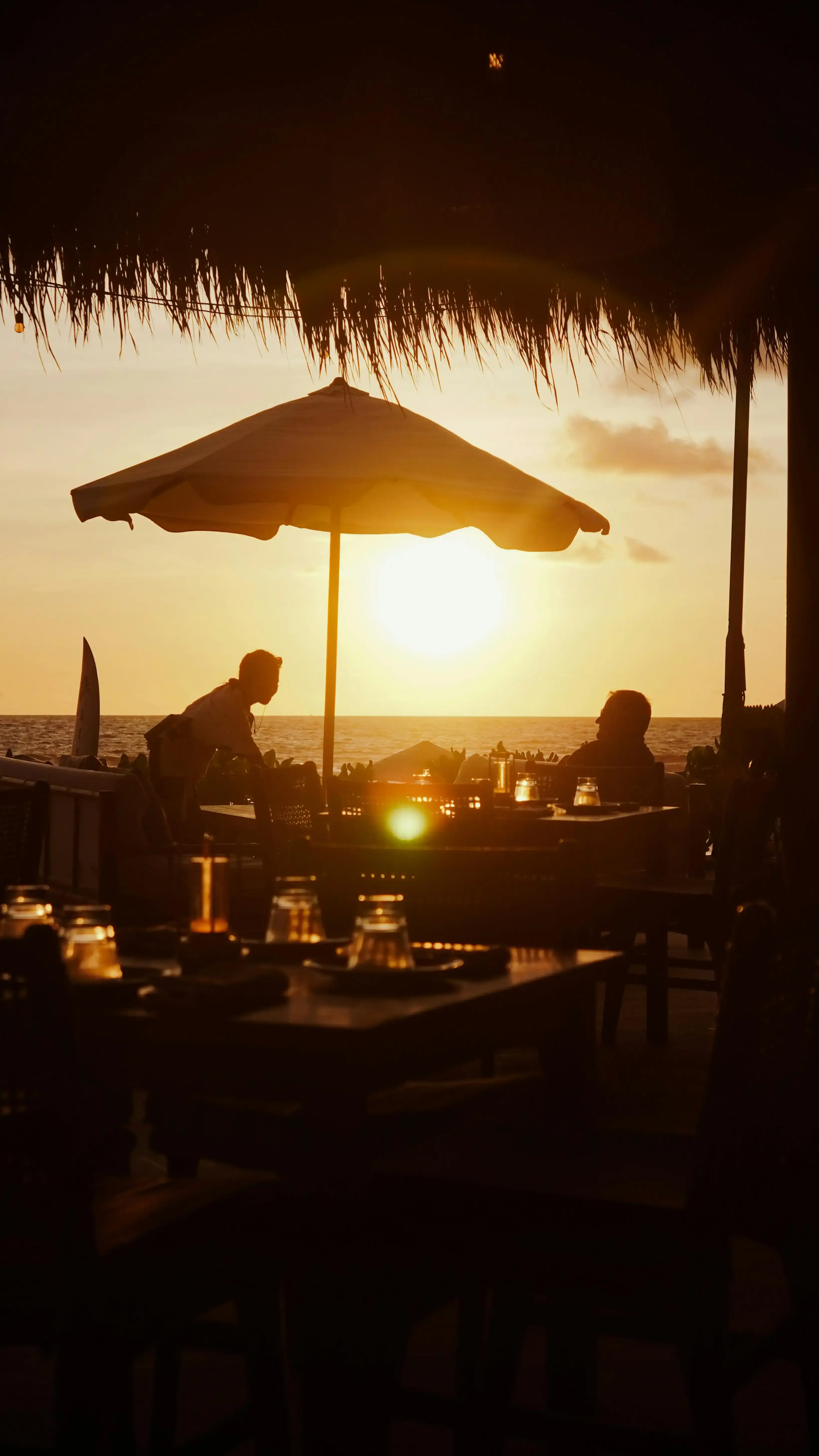Zanzibar beach sunset